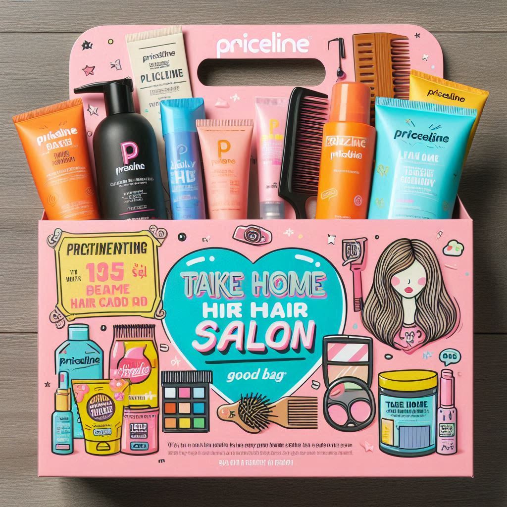 Priceline Take Home Hair Salon Goody Bag - In Glossy Beauty